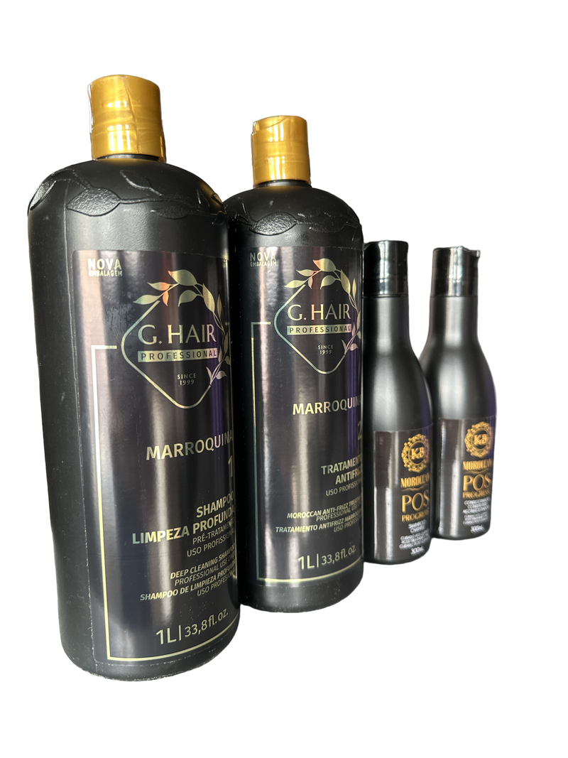 KB Moroccan Ultimate Hair Straightening & Post Restoration Duo  Maintenance Kit - Keratinbeauty