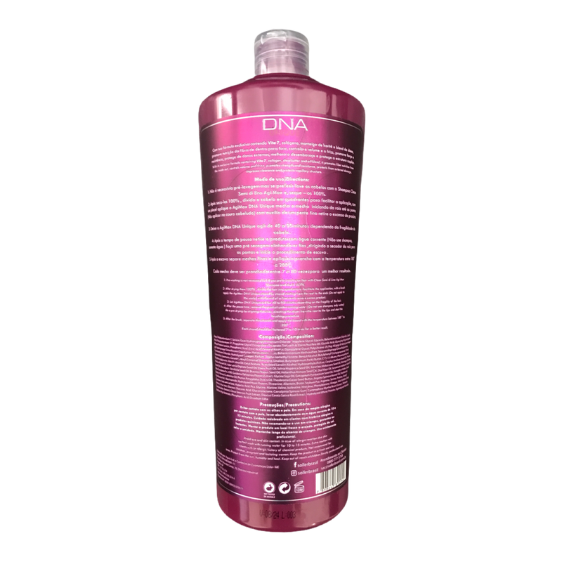 Agi Max DNA Unique Vita7 Hair Smoothing Treatment 1000ml - Keratinbeauty