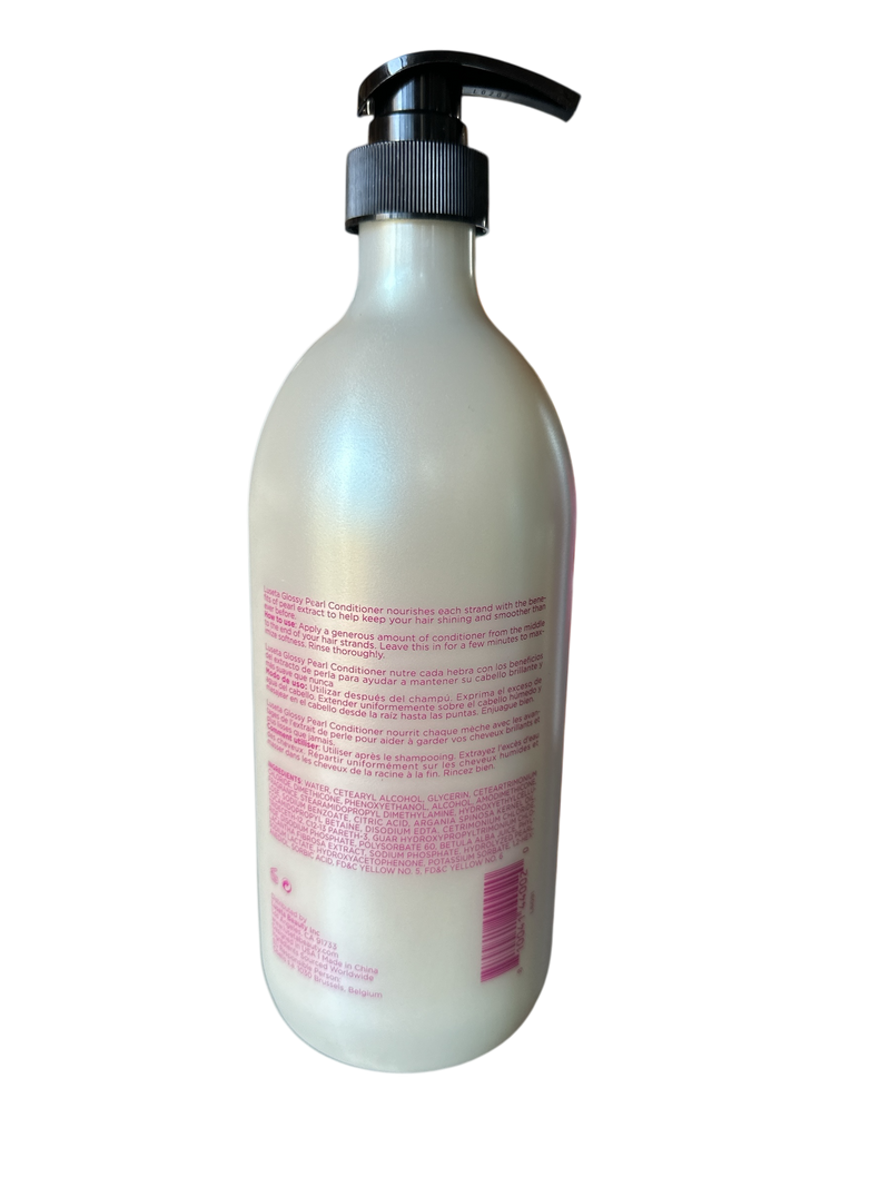 Luseta Glossy Pearl Conditioner Smooth & Frizziness Formula Colour Safe 33.8fl.oz 1000ml - Keratinbeauty