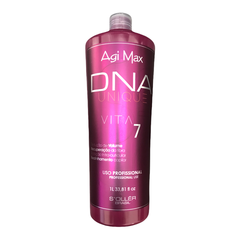 Agi Max DNA Unique Vita7 Hair Smoothing Treatment 1000ml - Keratinbeauty