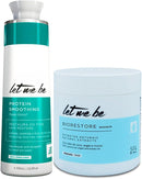Let Me Be Smoothing Biorestore Mask – 2×500ml (16.9 fl oz) Frizz‑Free Shine Treatment
