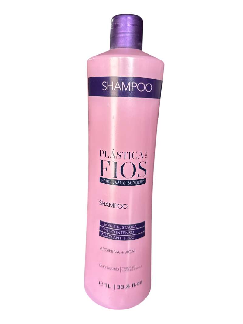 Cadiveu Plastica Dos Fios Plastic Surgery Shampoo For  Hair Restoration 34fl 0z 1000ml - Keratinbeauty