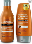 Forever Liss Cauter Restore Capillary Kit: Shampoo and Conditioner for Hair Repair