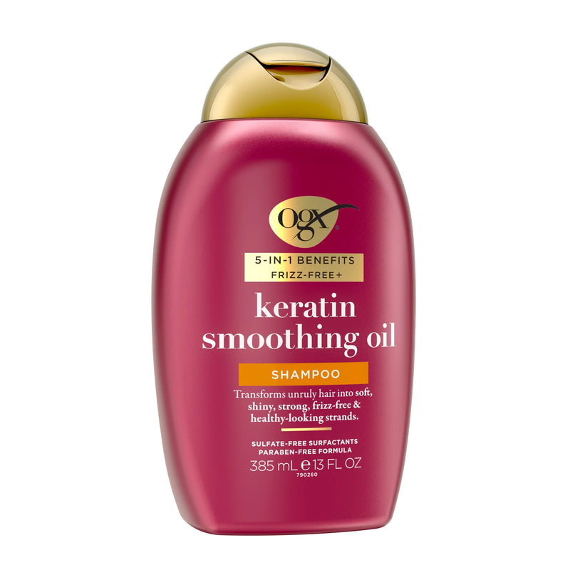 Frizz-Free + Keratin Smoothing Oil Shampoo
