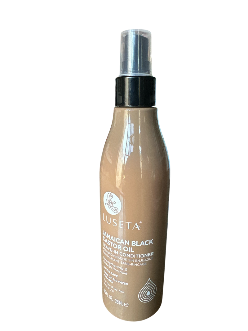 Luseta Jamaican Black Castor Oi Leave In Conditioner Strenghthening & Grow Hair Formula 8.5fl.oz 252ml - Keratinbeauty