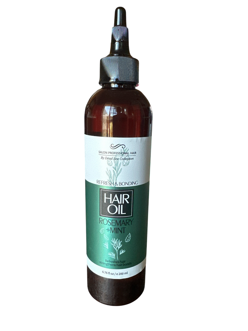 Rosemary And Mint Hair Oil By Dead Sea Collection Refresh & Bonding 6.76fl.oz - Keratinbeauty
