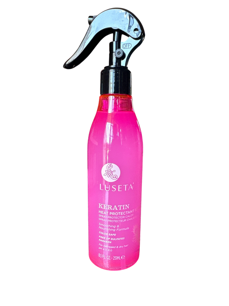 Luseta Keratin Heat Protectant Spray For Damaged & Dry Hair 8.5fl.oz 251ml - Keratinbeauty