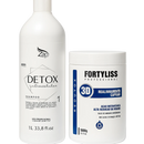 Keratin Treatment Kit Zap Detox Shampoo And Fortyliss 3D Power Hair Btox Mask 33.8fl.oz 1000ml - Keratinbeauty
