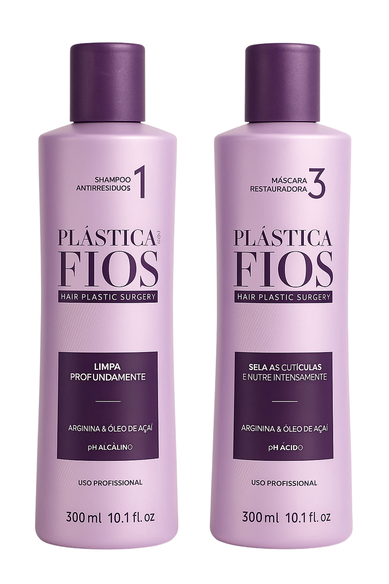 CADIVEU PLASTICA DOS FIOS INTENSE HAIR NURSING KIT 300ml - Keratinbeauty