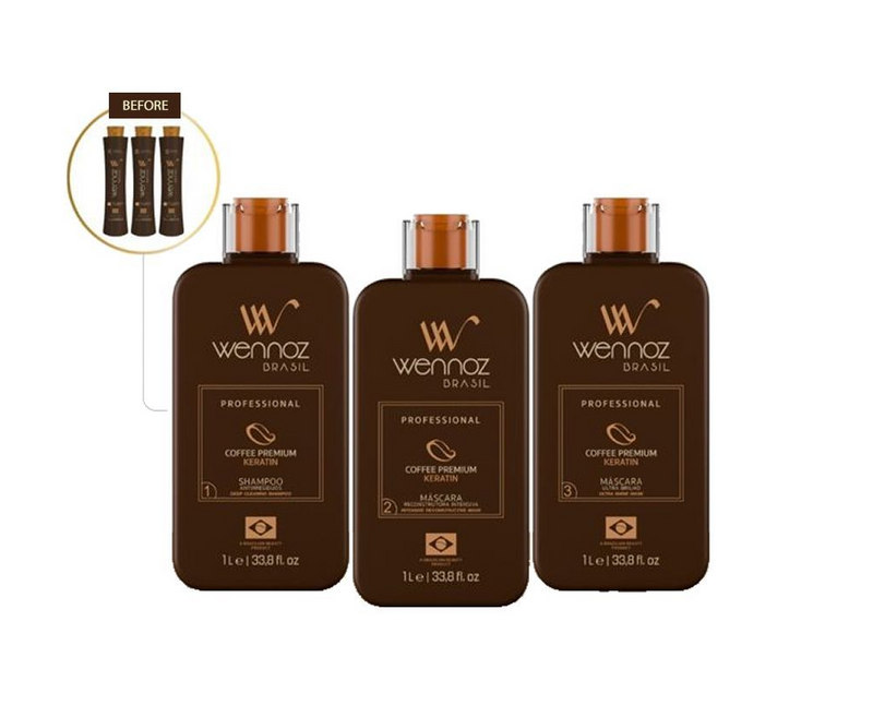HONMA TOKYO COFFEE PREMIUM ALL LISS KIT LISSANT DES CHEVEUX 3 X 1000ml / 34fl.oz. - Keratinbeauty