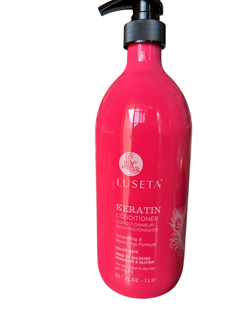 Luseta Keratin Conditioner Smoothing & Nourishing Formula Colour Safe 33.8fl.oz 1000ml - Keratinbeauty