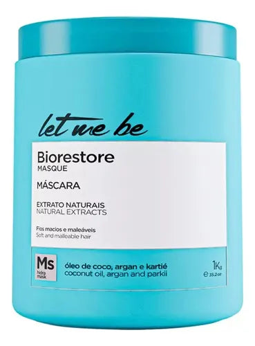 Let Me Be Biorestore Deep Repair Hair Mask 1L - Volume Reduction & Hydration