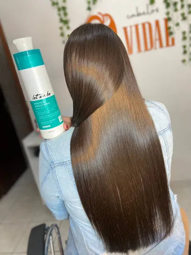 Let Me Be Single-Step Keratin Straightening Treatment & Biorestore Hair Mask Kit