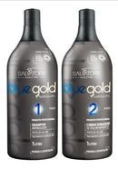 SALVATORE BLUE GOLD PREMIUM  TANINOPLASTIA KIT DE TRATAMIENTO DE PELO 2 X 1000ml / 33fl.oz - Keratinbeauty