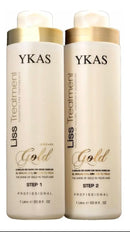 Ykas Gold Hair Smoothing Kit For Frizz Reduction - Keratinbeauty
