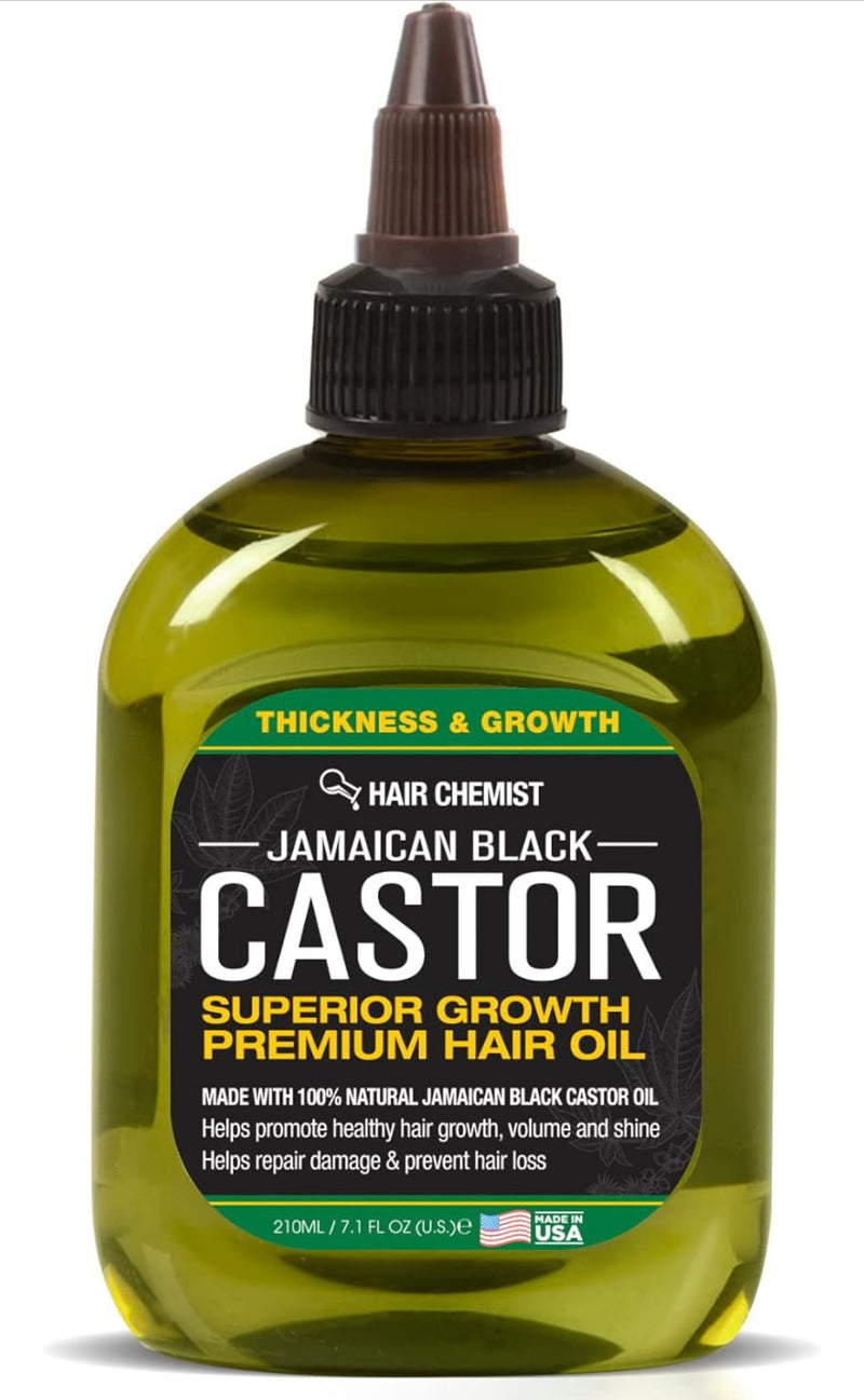 Hair Chemist Jamaican Black Castor Oil Scalp Stimulator Hair Grow Volume &Shine 7.1fl.oz 210ml - Keratinbeauty