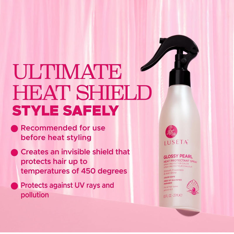 Luseta Gossy Pearl Heat Protectant Spray For Damaged & Dry Hair 8.5fl.oz 251ml - Keratinbeauty