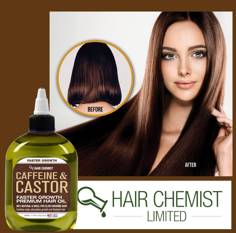 Hair Chemist Caffeine & Castor Oil Faster Hair Grow Scalp Stimulator 7.1fl.oz 210 - Keratinbeauty