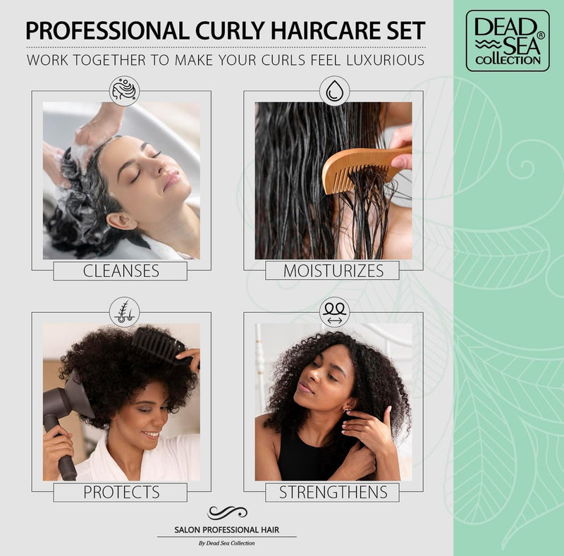 Salon Professional Dead Sea Minerals Shampoo & Conditioner Hair Care Set With Avocado Aloe 30.6 fl.oz e 907ml - Keratinbeauty