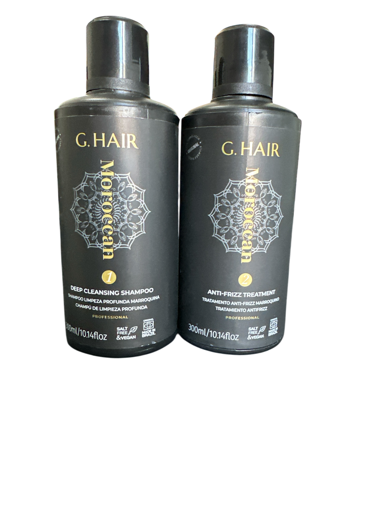 BRAZILIAN KERATIN  KB MOROCCAN HAIR SMOOTHING TREATMENT (300ml) 10floz  KIT - Keratinbeauty