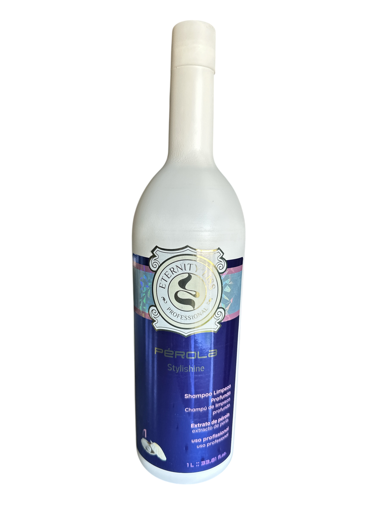 Eternity Liss Styleshine Pealr Extract Detox Shampoo Anti Residue 33.8fl.oz 1000ml - Keratinbeauty