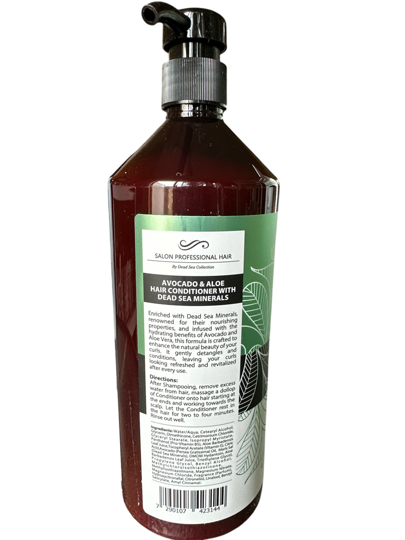 Highly Nourishing Dead Sea Minerals Conditioner
 With Avocado & Aloe 30.6 fl.oz e 907ml - Keratinbeauty