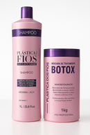 Plastica Dos Fios Deep Hydrating Kit Shampoo And Hair Btox 34oz 1000ml - Keratinbeauty