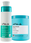 Let Me Be Protein Hair Straightening & Biorestore Mask Kit 34fl oz 1kg - Keratinbeauty