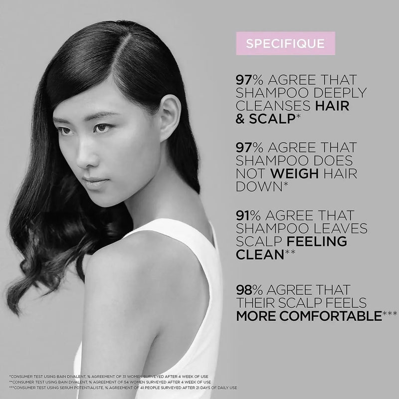 Specifique Bain Riche Dermo Calm Shampoo for Sensitive Scalp & Dry Hair, 8.5 Oz