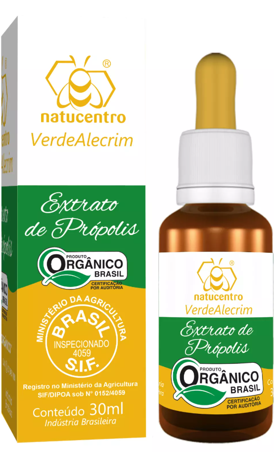Brazilian Bee Green Propolis Organic Extract 1floz 30ml - Keratinbeauty