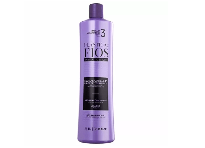 PLASTICA DOS FIOS HAIR RECOVERING REPAIR MASK 33.8 OZ 1000ml - Keratinbeauty